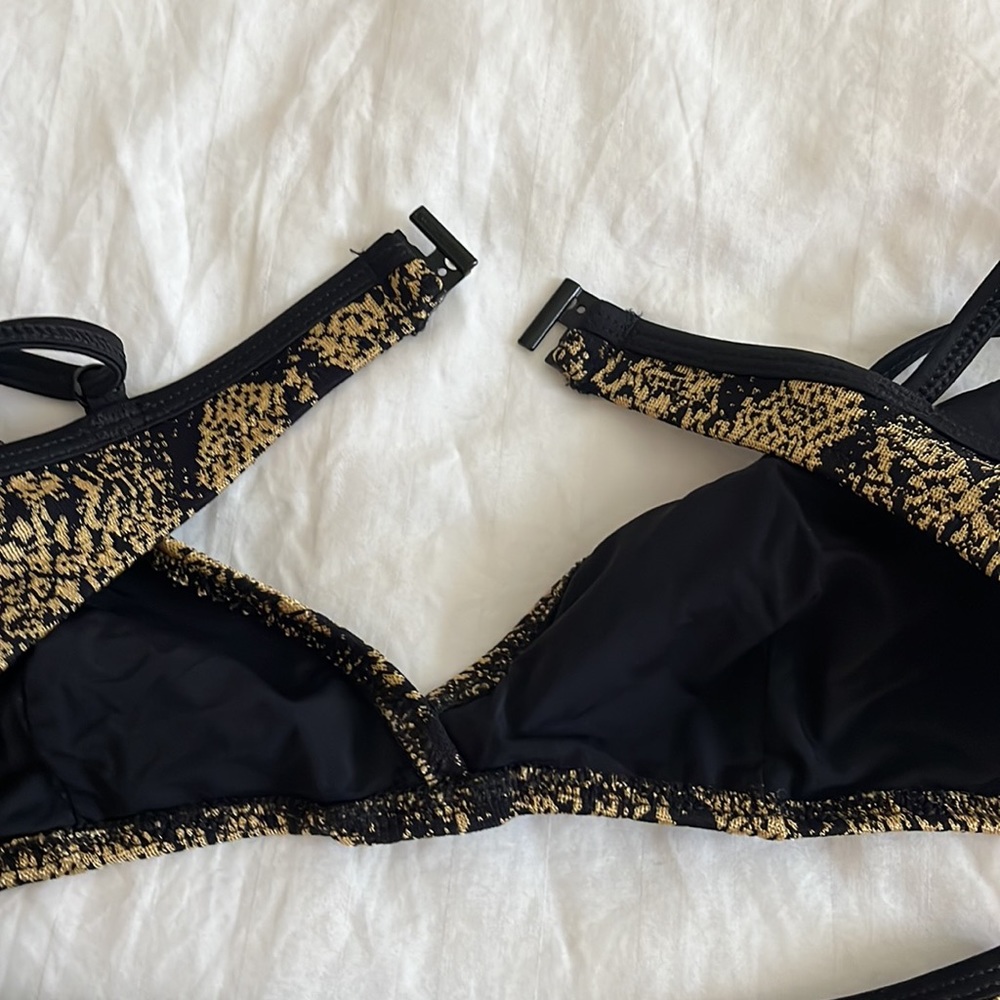 Solid And Striped High Waisted Bikini - image 5